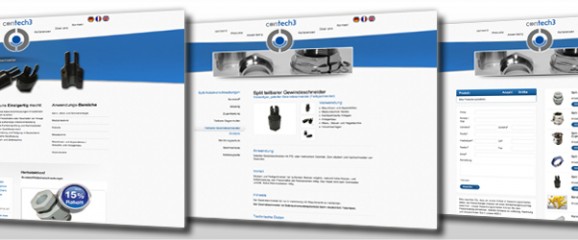 Re-Design Webseite der Firma contech3